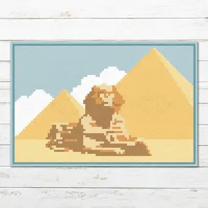 The Sphinx and Pyramids of Giza C2C Blanket