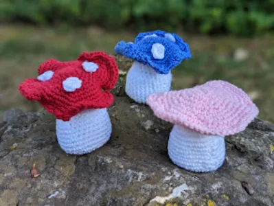 Crochet Mushroom Plush