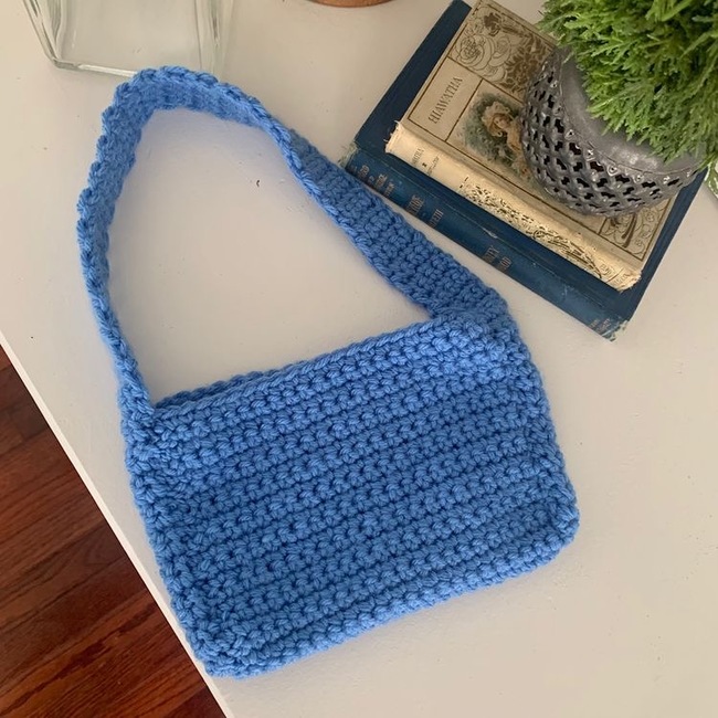 Crochet Handbag Patterns - Cat Yarn Project Bag Crochet Pattern
