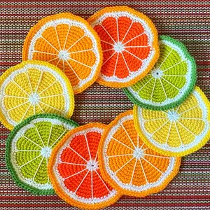 Lemon coasters