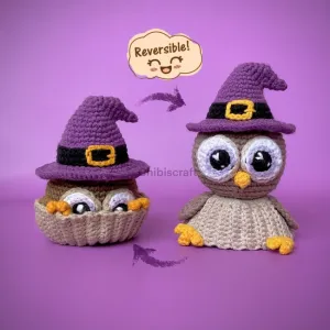Reversible Halloween Owl Cupcake