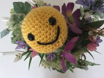Smiling Emoji Amigurumi