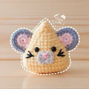 Small Chez the Triangle Cheese Mouse (Head only)