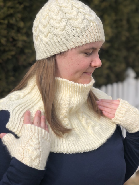 French Braid Beanie Knitting