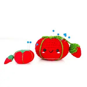 Tomato with Strawberry Pin Cushion Emery