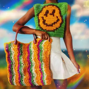 The Groove Large Crochet Bag