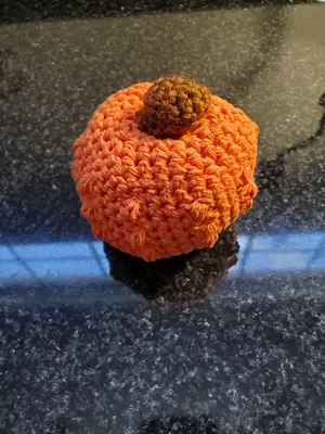 Easy Puff Stitch Pumpkin