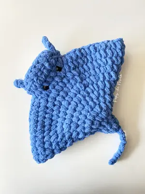 Mortimer the Manta Ray Amigurumi