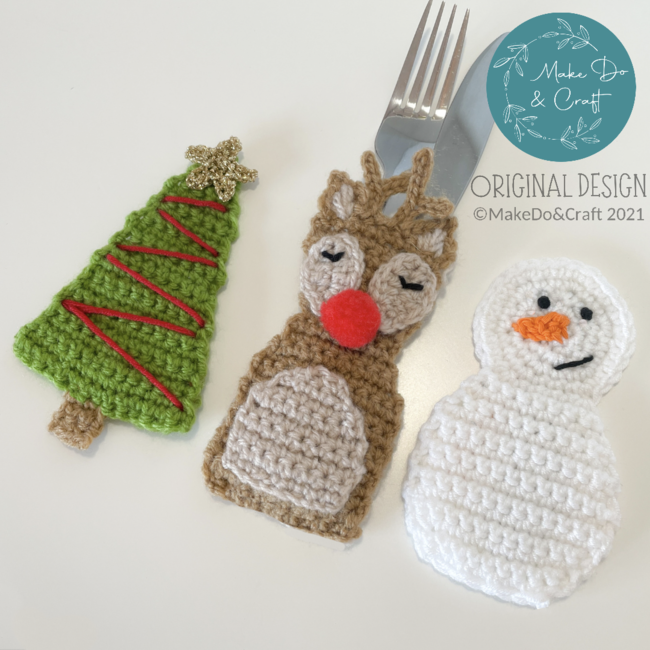 Cutlery Holder Pattern Bundle Crochet pattern Ribblr