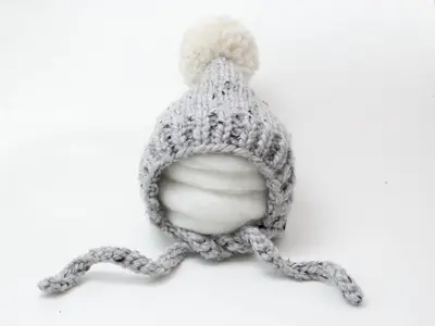 Pompom Pixie Bonnet Hat Baby Children