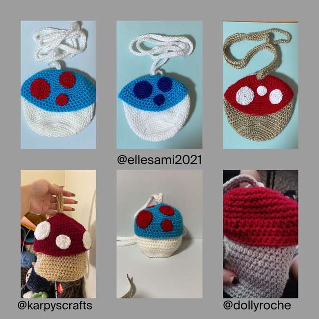 Mushroom Bag Crochet Pattern