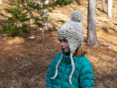 Ear Flaps Hat Winter Pompom Toque Baby Children