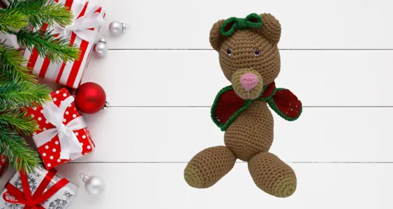 Christmas Teddy Bear Crochet Pattern