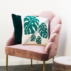 Monstera Leaves Cushion Cover