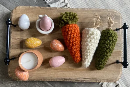 Farmhouse Crochet Carrots