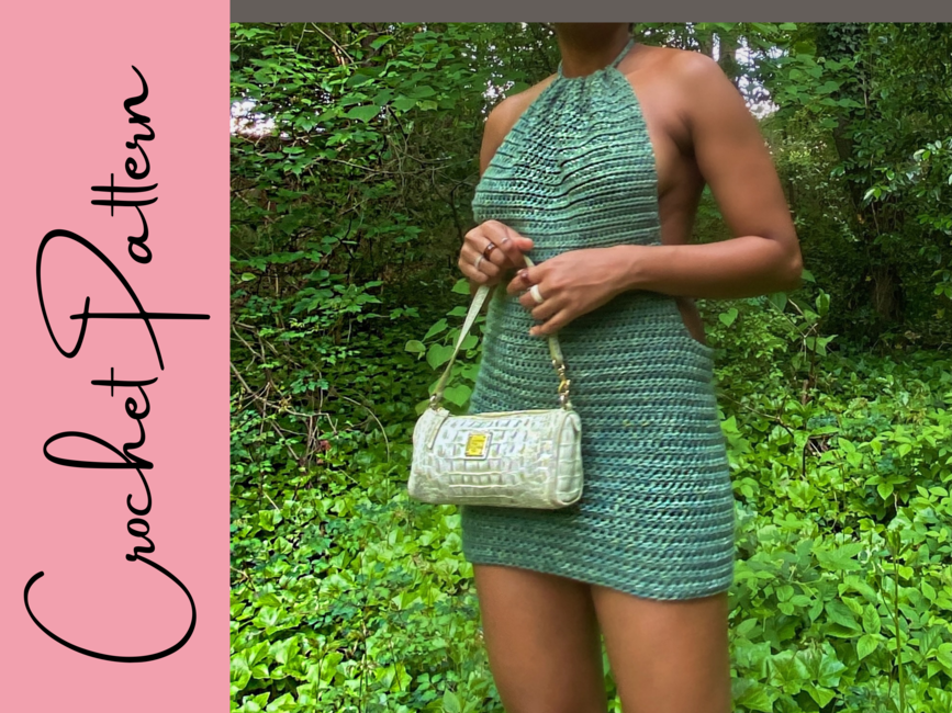 Buttercup Backless Dress Crochet pattern Ribblr