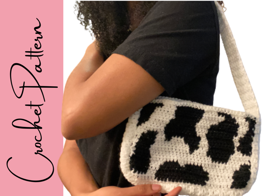 The Cow Print Purse Crochet