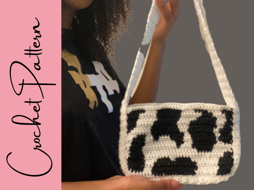 The Cow Print Purse Crochet