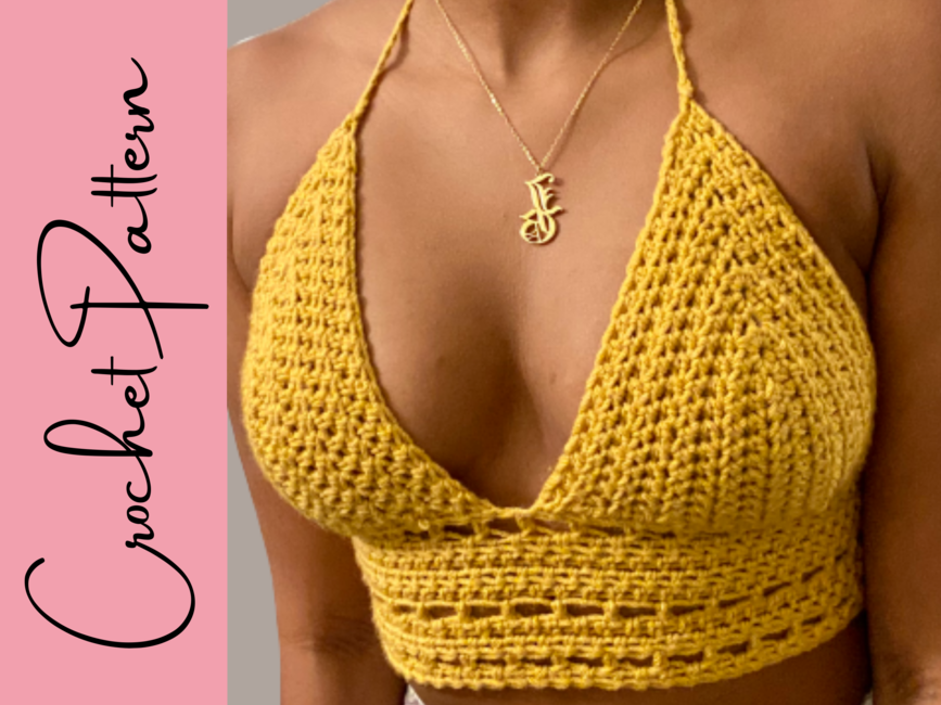 DESIRE: Crochet Crop Top Pattern - Crochet Tutorial in English