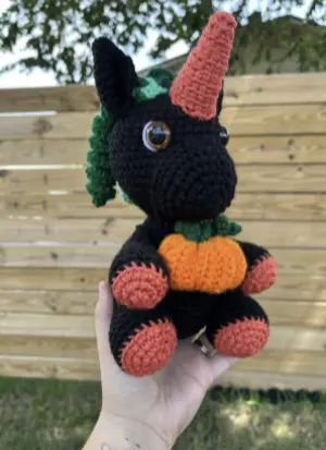 Pumpkin Luna the Unicorn