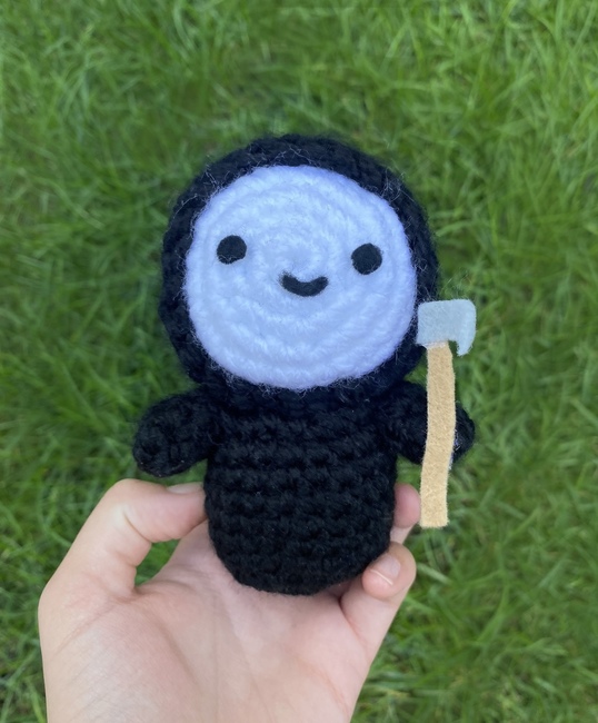 Grim reaper: Crochet pattern | Ribblr