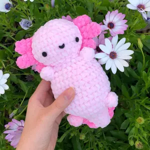 crochet axolotl