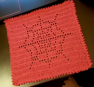 Spiderweb Washcloth (chart only)