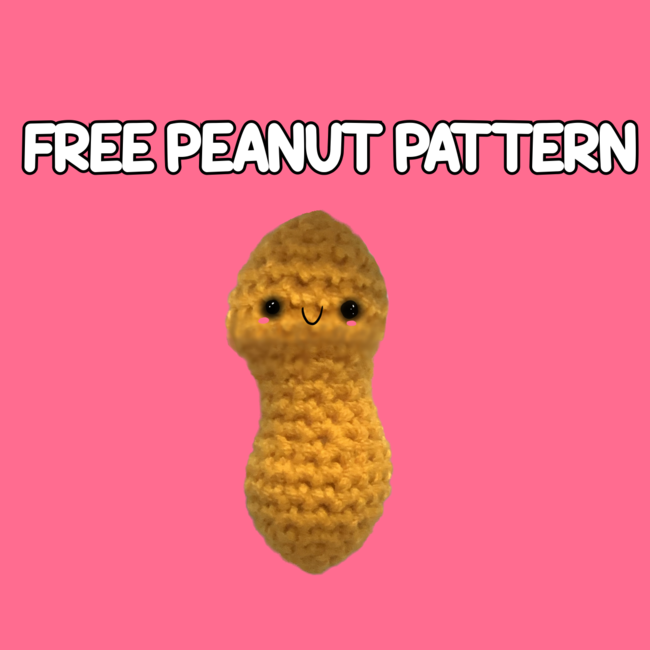 FREE FREE mini peanut Crochet pattern Ribblr