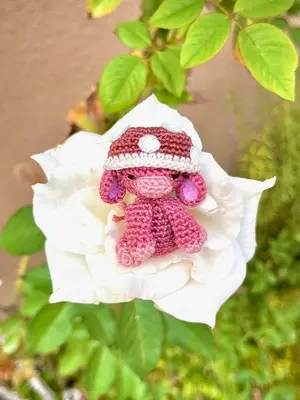 Little Mushroom Cow Crochet Pattern