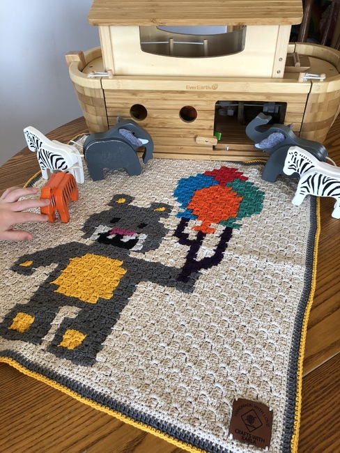 Baby Bears Balloon Blanket: Crochet pattern | Ribblr