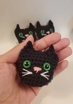 Black cat Keychain