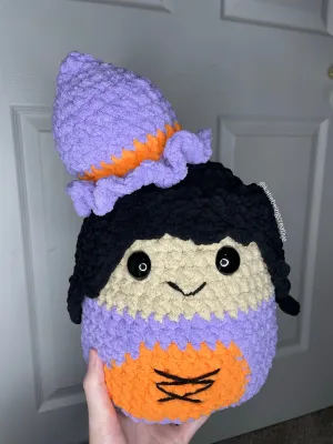 Witch Plushie Crochet Pattern (Inspired by Winnie the Witch Squishmallow)