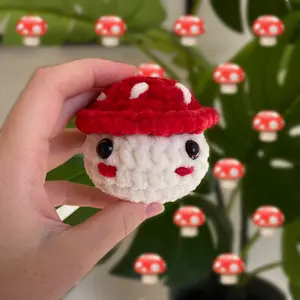 Mushroom pattern with YouTube TUTORIAL