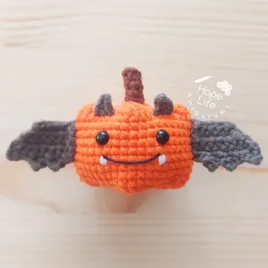 Bastin the Pumpkin Bat