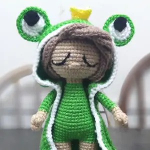 Frog Bae Amigurumi Doll