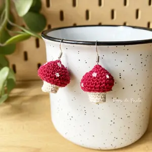 Mushroom Earrings