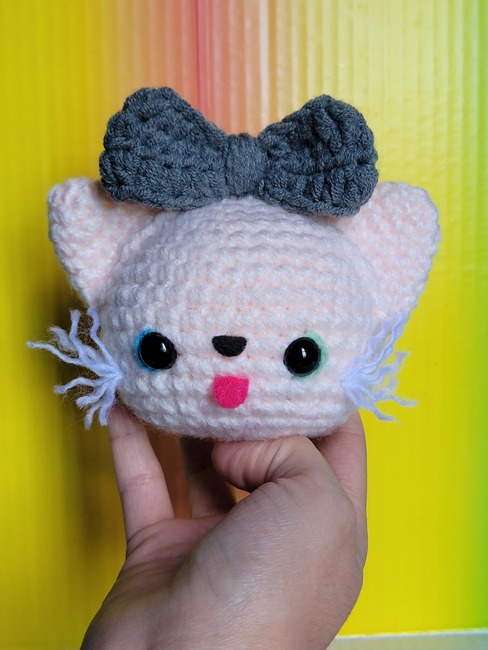 FREE Desk Buddies Kitty the Cat: Crochet pattern