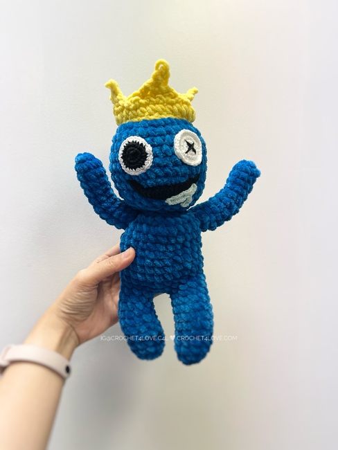 Blue Rainbow friends: Crochet pattern