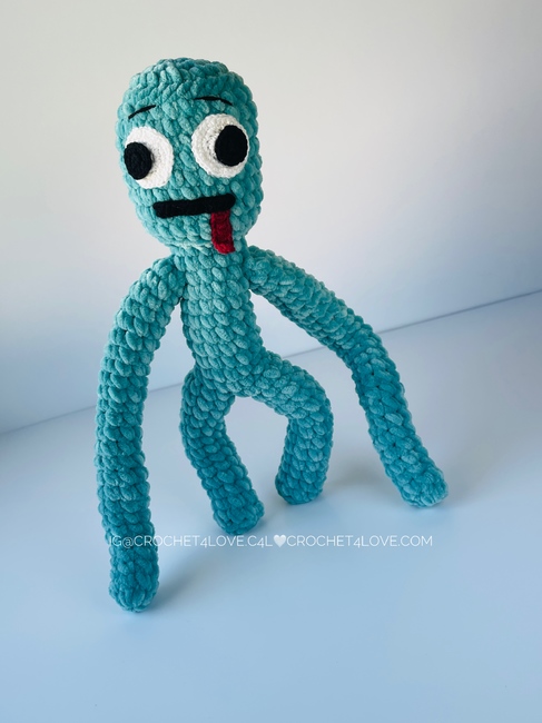 Green Rainbow friends: Crochet pattern