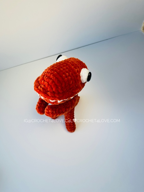 Orange Rainbow friends: Crochet pattern