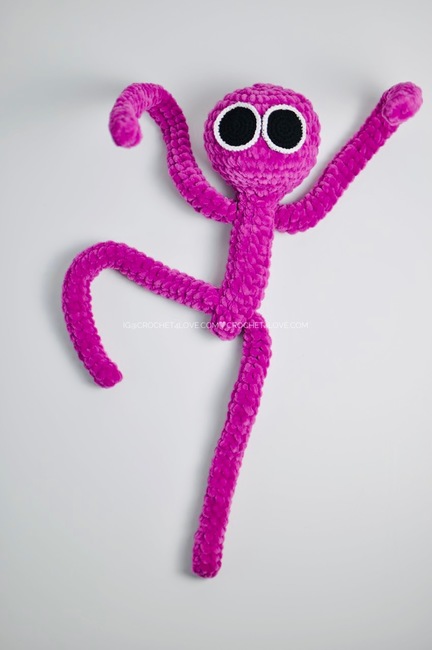 Purple Rainbow friends: Crochet pattern