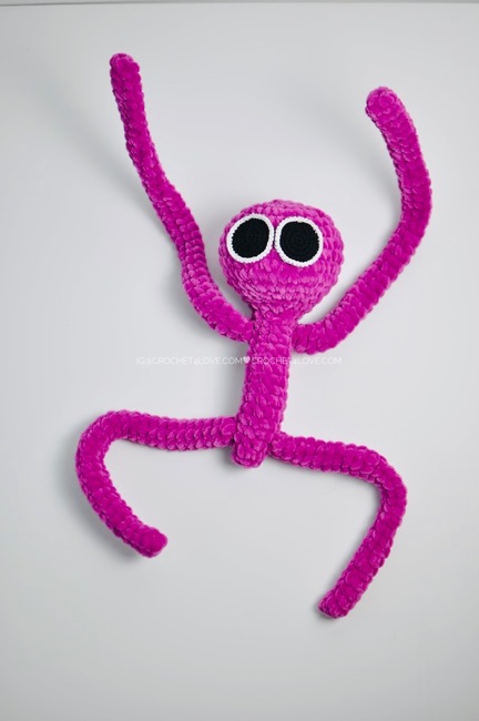 Purple Rainbow friends: Crochet pattern