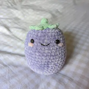 Edgar the Eggplant Crochet Pattern