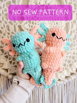 No-Sew Axolotl