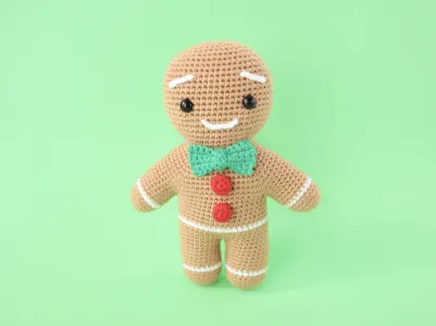 Gingerbread Man Amigurumi