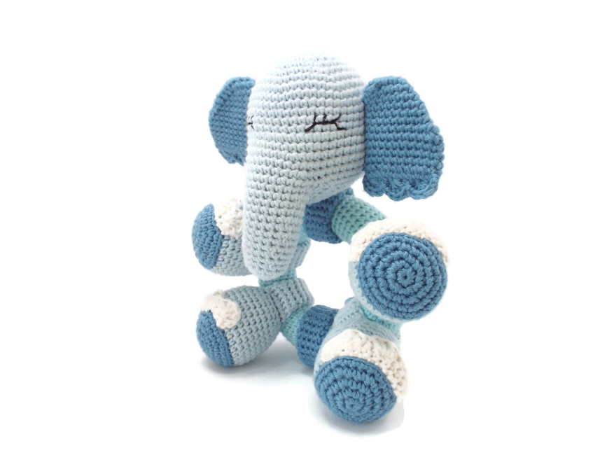 The Smiley Elephant - Amigurumi