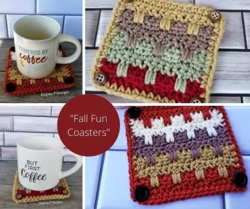 Fall Fun Coasters