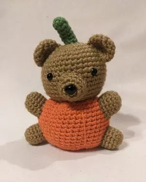 Pumpkin Teddy Bear