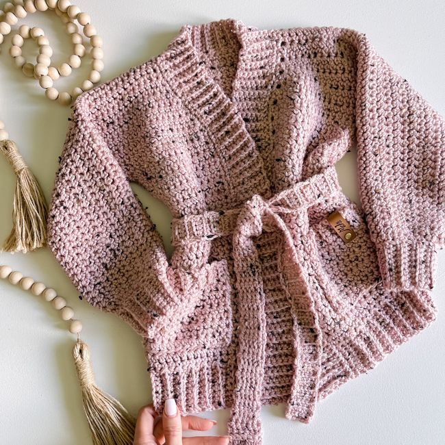 Mini Lakeside Cardigan: Crochet pattern | Ribblr