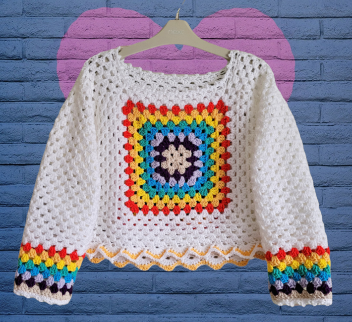 The Whimsical Wendy Sweater: Crochet pattern | Ribblr